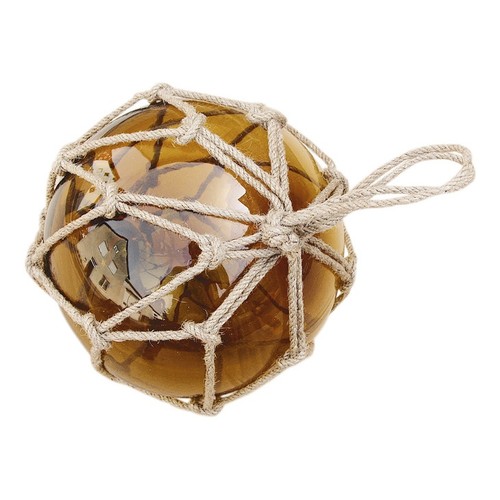 Fischerkugel aus glas tauwerk - aus, glas/tauwerk