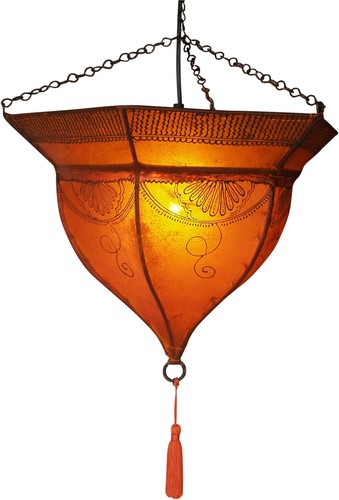 Henna leder deckenlampe - leder, /
