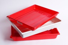 Drei Entwicklerschalen für Fotopapier bis 30x40 cm in Profiqualität Sauber! Top!
