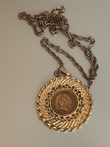 Vergoldete indianerkopf penny - indianerkopf,