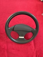 VW Corrado Golf 2 Polo 86c LENKRAD schwarz silber 360 mm Steering Wheel Top .