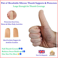 Daumen Finger Gel Silikon Schutz Cover Zehenschutz Kappe Kappen Atmungsaktiv