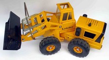 Rico Sanson Toys 632 Loader Radlader Knicklenker Baufahrzeug gelb Blechspielzeug