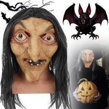 Halloween Gruselige Hexenmaske