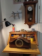 Tischuhr Karl Lauffer, Viertelstunde, selten, top Zustand!