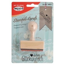STEMPEL HOLZ MIT SCHRIFTZUG