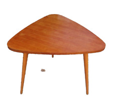 50er 60er Tisch Holz Intarsien Couchtisch DDR Nierentisch mid century 50s 60s