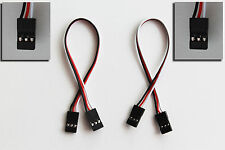 2 Stück Kabel 150mm/15cm Servokabel Steckerbuchse zu Steckerbuchse JR/Futaba 
