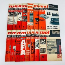 mot Testet Autos Zeitschrift Sammlung Jahrgang 1963 Hefte 15 Stück Vintage Auto