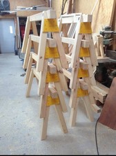 Zimmermannsböcke, Bauschragen, Montageböcke, Profi Holzböcke, 1 Paar