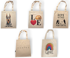 Canvas Einkaufstasche 40×35 cm | 100 % Baumwolle | Verschiedene Design-Varianten