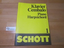 Katalog : Klavier Cembalo Piano Harpsichord 1 Schott, B. :