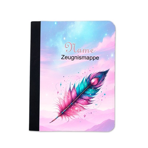 Zeugnismappe feder - zeugnismappe,