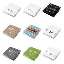 itenga Servietten für Hochzeit Geburtstag Kommunion Konfirmation Taufe Firmung