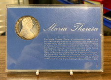 Schöne Österreich Münze Maria Theresia Taler Nachprägung 1780 0,833 Silbermünze SU873