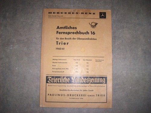 Trier fernsprechbuch bezirk - bezirk, 16