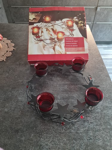 Adventkranz ständer metall - adventkranz,