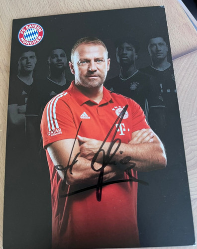Original autogramm hansi flick - autogramm,