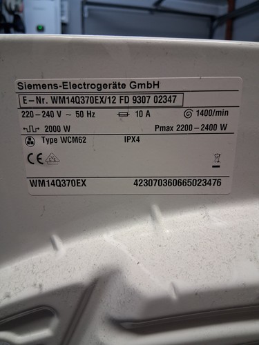 Siemens iq500 waschmaschinen - iq500,