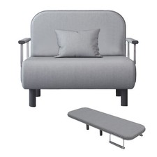 4 in 1 Schlafsessel mit Bettfunktion Schlafsofa mit Verstellbarer Rückenlehne