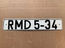 Kennzeichen Nummernschild DDR