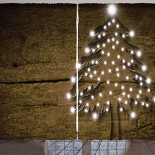 Weihnachten Rustikale Gardine