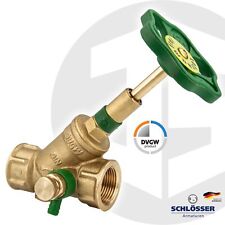 JS KFR - Ventil DVGW Schrägsitzventil mit Rückflussverhinderer und Entleerung