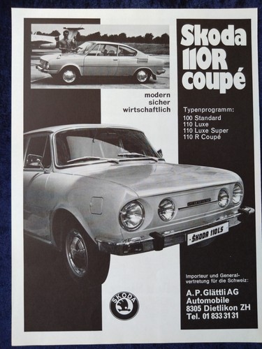 Skoda 110 coupe originale - skoda,