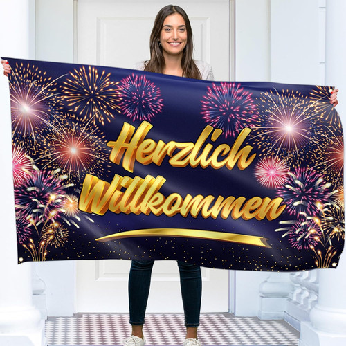 Herzlich willkommen banner 150 - willkommen,