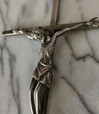 Jesus Kreuz Metall silber