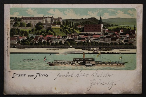 Pirna blick von - pirna,, elbe