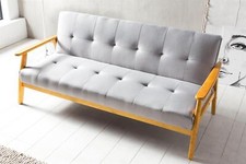 Schlafsofa webstoff massivholz - schlafsofa, webstoff/massivholz