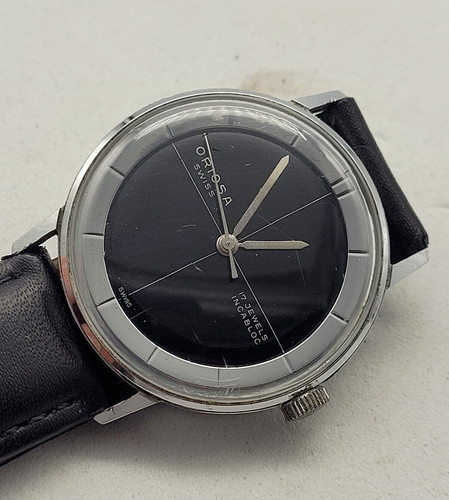 Vintage oriosa black dial - vintage,