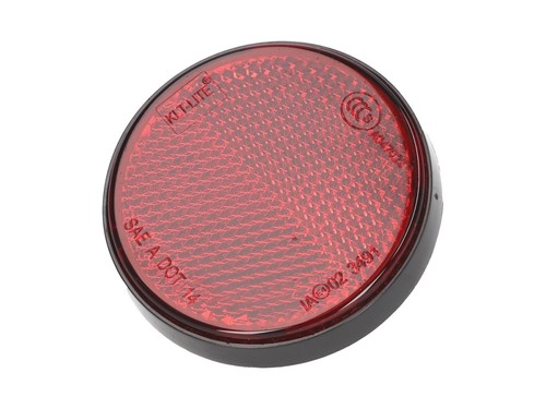 Reflektor rund 55mm - , rot