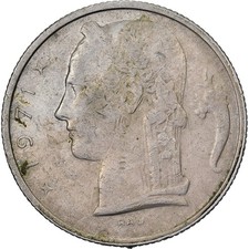 Belgien, 5 Francs, 5 Frank, 1971, Kupfer-Nickel, S, KM:134.1