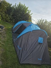 Skandika Hammerfest 4 Personen Familienzelt Kuppel 2xKabinen Moskitonetze Neu