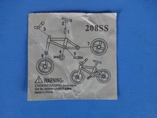 Spielzeugauto BPZ " - 208 SS - Fahrrad