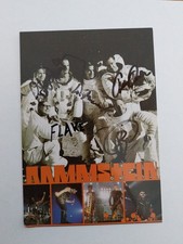 Rammstein Autogramm Signiert
