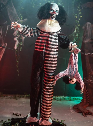 Animierter clown mit - clown, kind