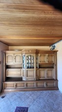 Schrank mit glasvitrine - schrank,