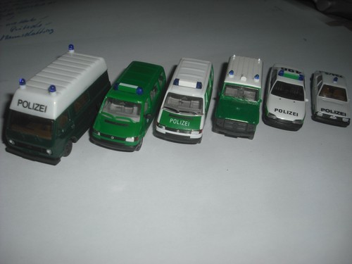 Herpa modellautos 6x - modellautos, 1:87