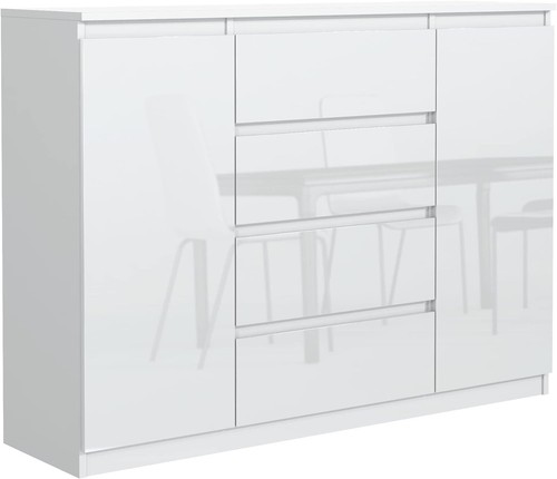 Kommode weiss hochglanz - kommode,