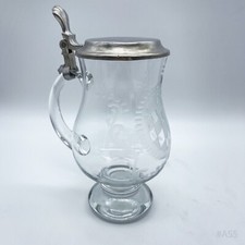 Vintage Glass Pitcher, Beer