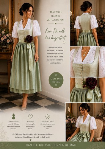 Marjo dirndl hellgrün - dirndl,
