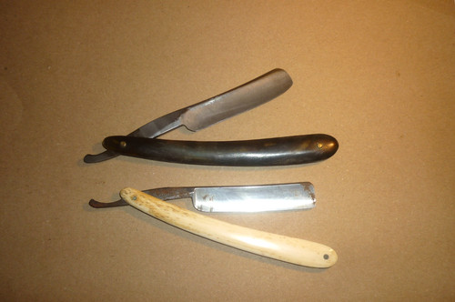 Alte rasiermesser mit breiter - mit,