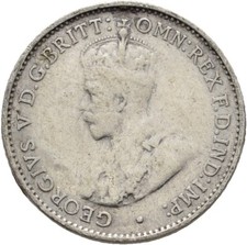 Australia george 3 pence - george,