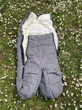 STOKKE Original Winter Fußsack für Kinderwagen - Trailz black melange