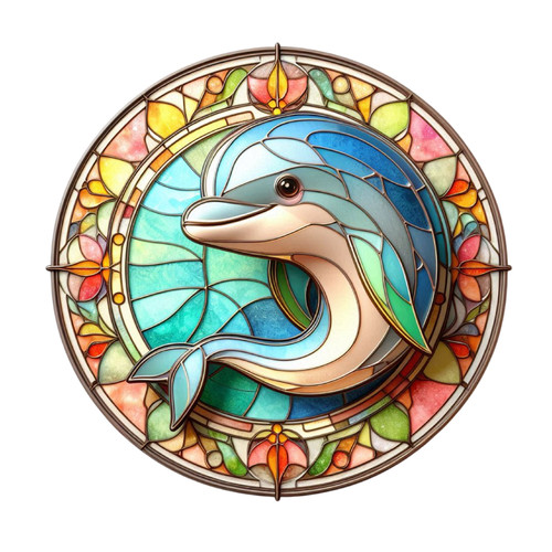 Xxl 30x30 car sticker dolphin - xxl,