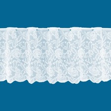 Sorrento Premium Qualität weiß Fenster Café Netz Vorhang-in Set Größen verkauft