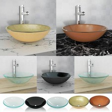 Waschbecken Hartglas